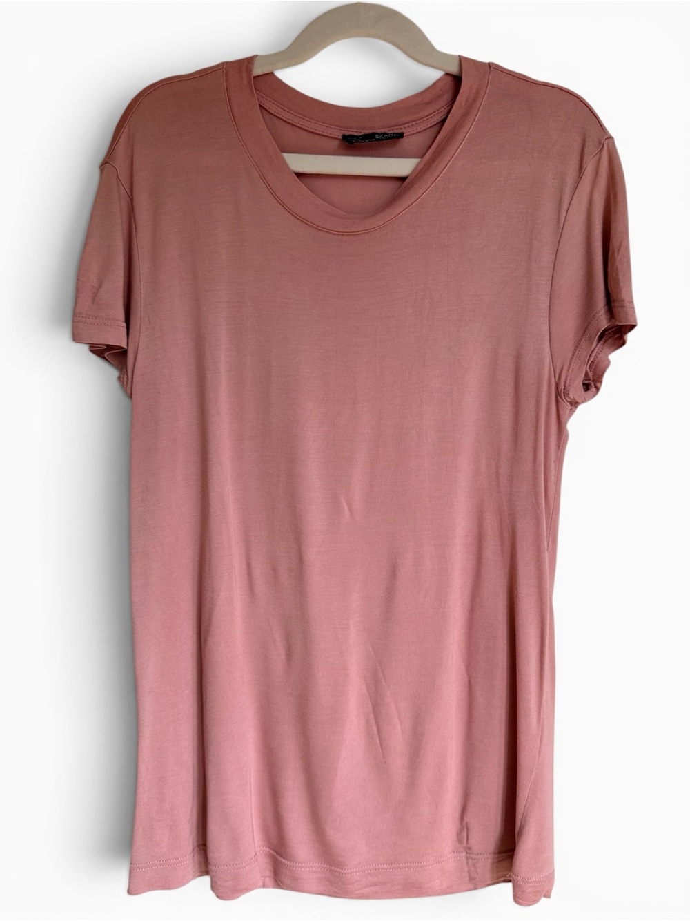 Zara Collection Women’s Mauve Short Sleeve Crewneck Top